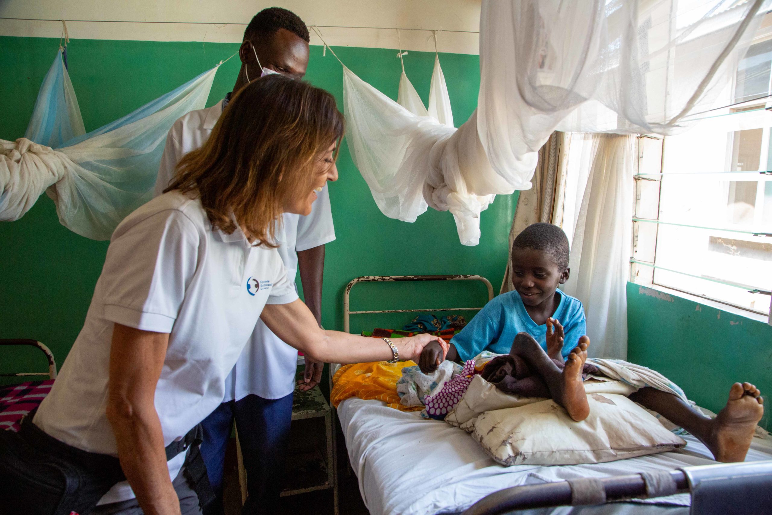 Giovanna Ambrosoli all'ospedale di Kalongo